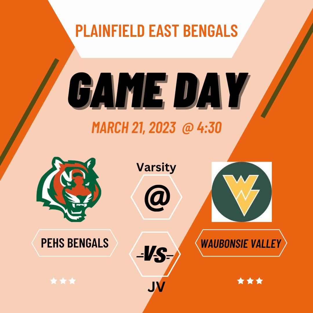 Bengalsoftball2's tweet photo. GAME DAY!! Season opener for the Bengals as they take on Waubonsie Valley @ 4:30 PM. Varsity is on the road &amp; JV will play at home! 🧡💚🥎 https://t.co/HJA32th1I6