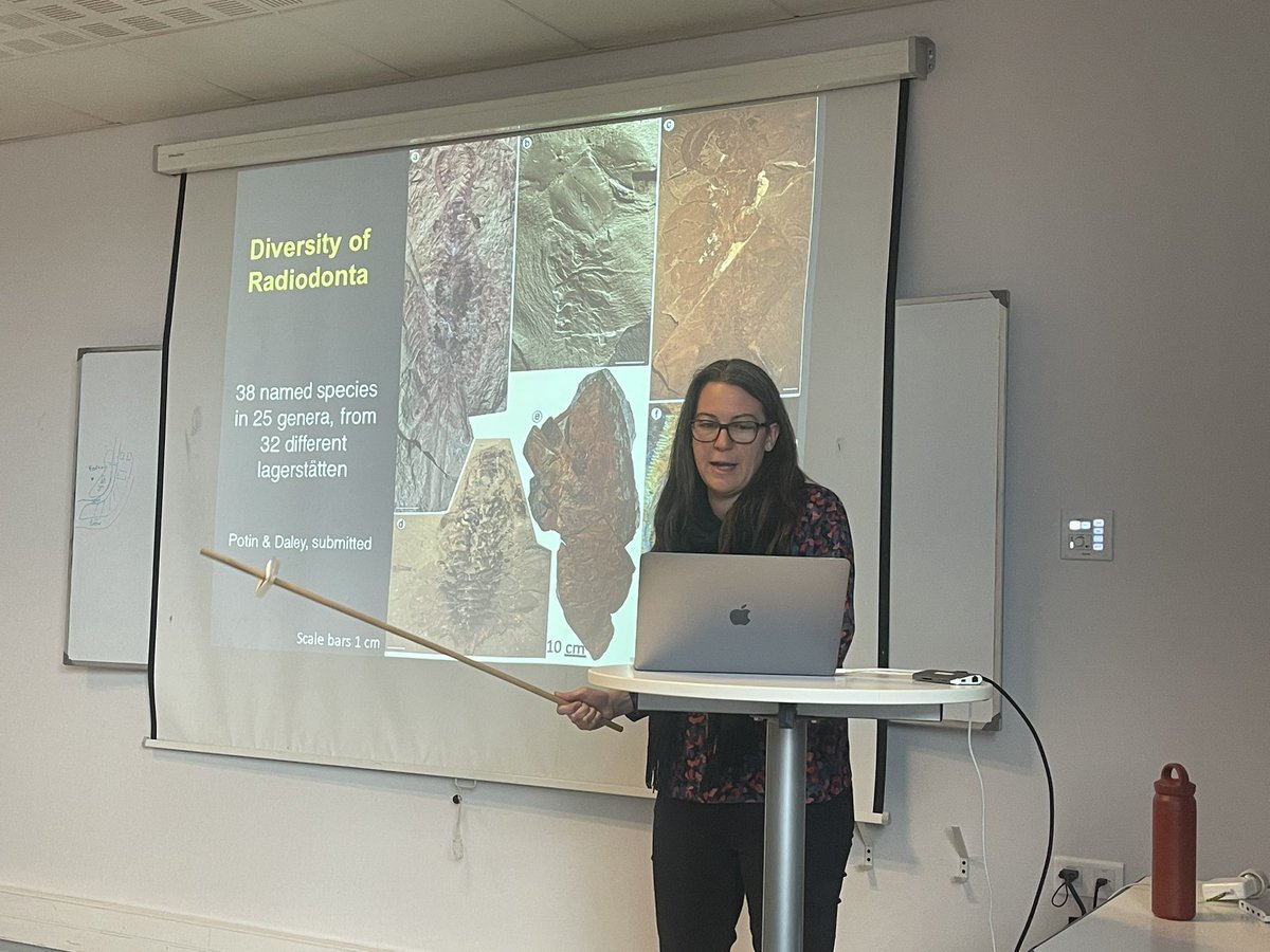 AnomLab's tweet photo. Today, @cambriancritter and @tapho_zoan presented some of our work at the Early Life Meeting @ENSdeLyon! 🤩 https://t.co/9aP8KGUaPw