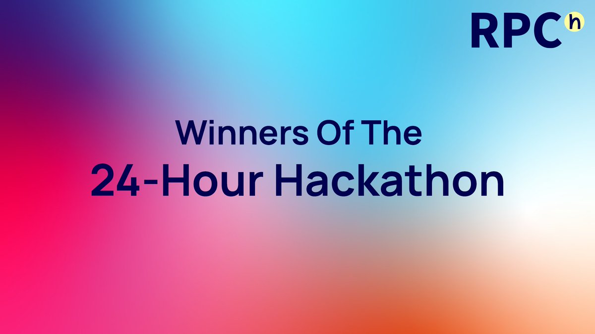 RPC_h_'s tweet photo. To everyone who participated in the 24-hour hackathon:

🚨 Check your wallets if you’re one of the lucky 50 winners 🚨 https://t.co/nG6daCfBzl