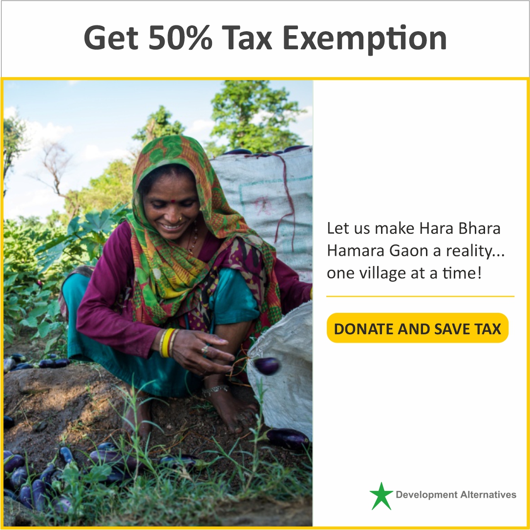 DAperspectives's tweet photo. Honour the women in your life by Gifting a Donation and Save Tax too
DA helps women farmers to reduce farming distress by providing apt solutions. 
Let us make Hara Bhara Hamara Gaon a reality. 
One village at a time!
#donate 👉https://t.co/zSuCfSupk6 https://t.co/pI4AglfQWe