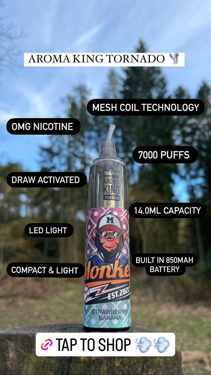 TMBNotes's tweet image. Click link to shop Aroma King Tornado 🌪
tmbnotes.co/aroma-king-tor…

#vapers #vapeshop #quitsmoking #vapecommunity #vapelove #nicotinefree #vapereviewers