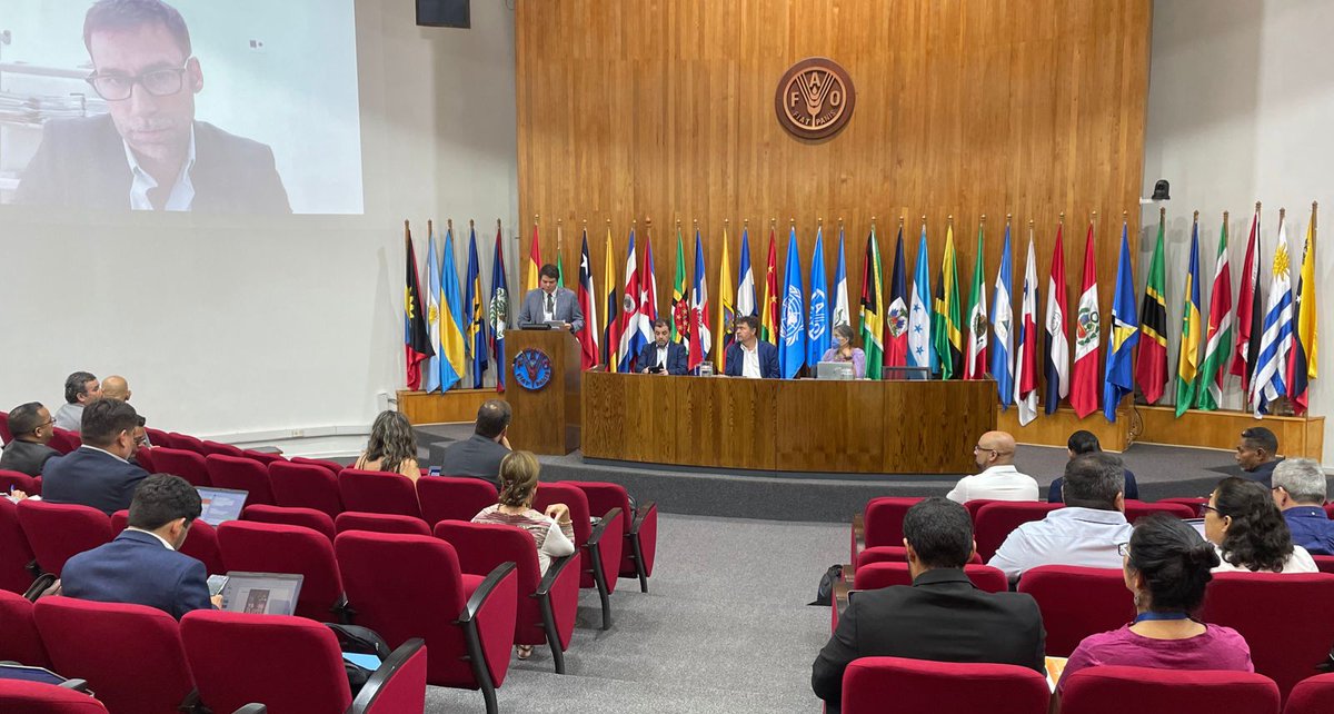 🔹Con la presencia del Ministro de Agricultura🇨🇱<a href="/tvalenzuelavt/">Esteban Valenzuela Van Treek</a> comenzó importante reunión del Programa Técnico de Cooperación de Emergencia de <a href="/FAOAmericas/">FAO Américas</a> para apoyar a países latinoamericanos en la gestión y respuesta a la emergencia de la #InfluenzaAviar altamente patógena