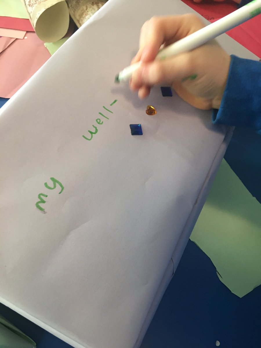 CrynalltPrimary's tweet photo. The well-being champions are making well-being boxes. They are going to put things in the box that make them feel happy, calm and safe. #NewCurriculumForWales #Cryp1 #Cryp2 #Cryp3 #CrypHealthyConfident #CrypWellbeing https://t.co/WlCMxMjNzi