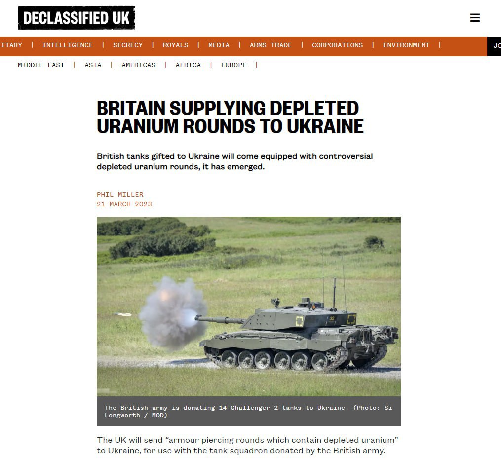 Debaser83994181's tweet photo. Großbritannien will der #Ukraine Granaten mit angereichertem Uran geben. Sicherlich klug, sowas gegen die grösste Atommacht der Erde einzusetzen. Europa scheint manche Dinge wieder auf die harte Tour lernen zu wollen. https://t.co/cOLuCGBSpA