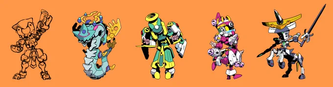 個人的アクスタ計画の図案としても既に作成済みであります。#メダロットS 