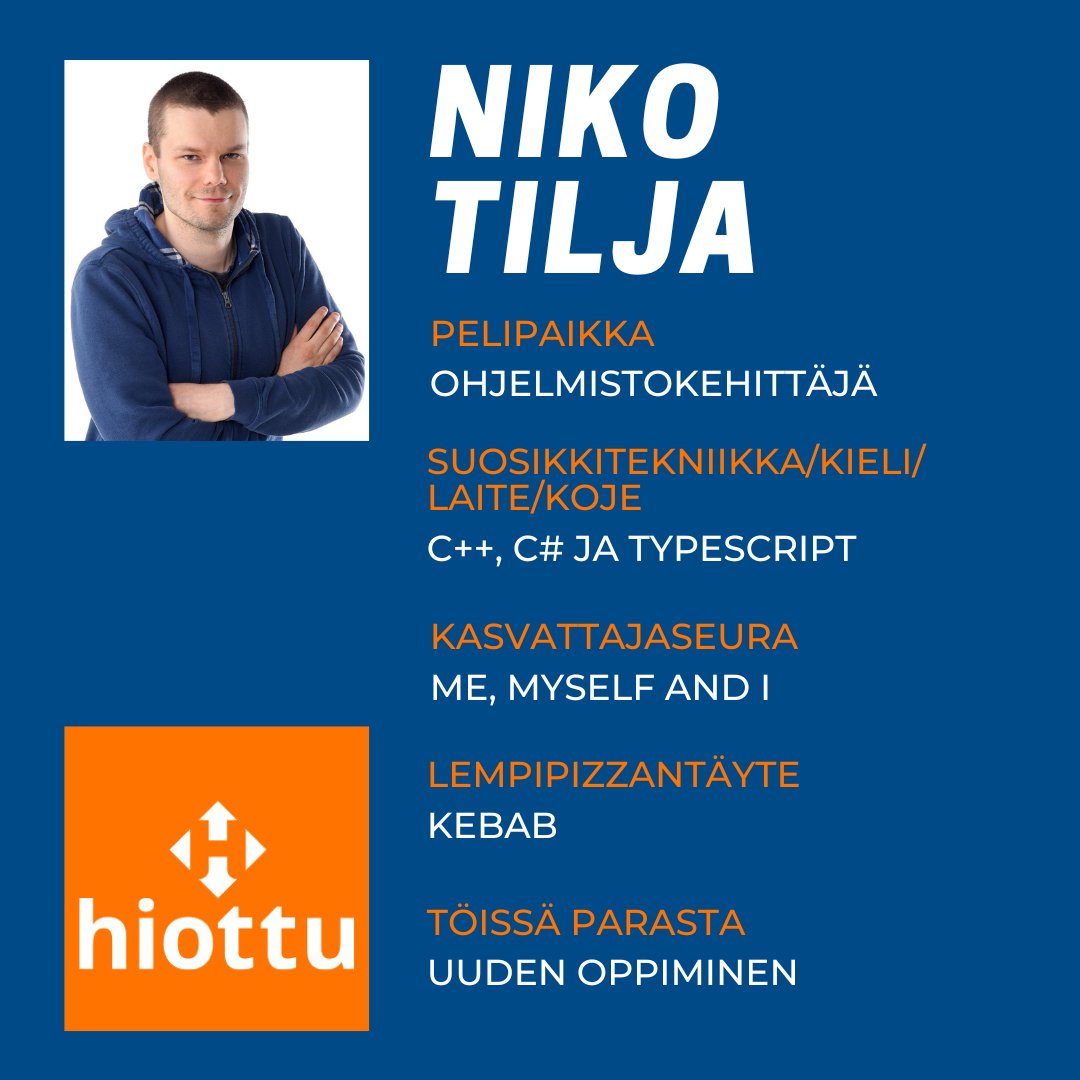 C-hommiin tarvitaan A-luokan osaamista.

#HiotunHyvääKoodia #ohjelmistokehitys #ohjelmistoyritys