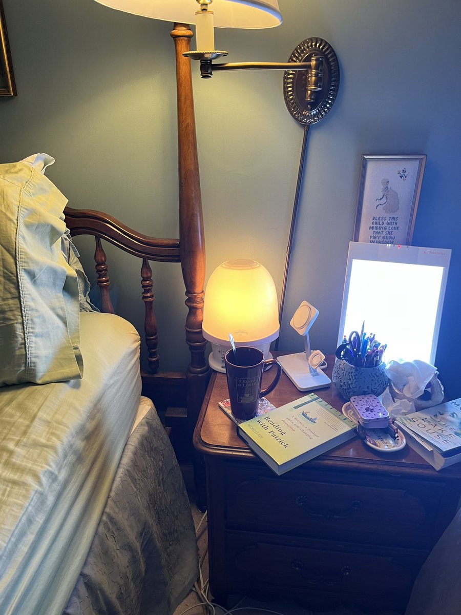 Ms. Haithcock (@readerhawks) on Twitter photo Self care day 2: Took time this morning to savor some daylight before daylight. Time changes are hard for me, so I use a wake up light that puts out light gradually to wake me up, and a SAD light to reset. #hcselfcare <a href="/ms_nlee/">Nicki Lee</a> <a href="/TiffCooper123/">Tiffany Cooper</a> <a href="/HortonsCreekES/">Hortons Creek ES</a> Self care day 2: Took time this morning to savor some daylight before daylight. Time changes are hard for me, so I use a wake up light that puts out light gradually to wake me up, and a SAD light to reset. #hcselfcare <a href="/ms_nlee/">Nicki Lee</a> <a href="/TiffCooper123/">Tiffany Cooper</a> <a href="/HortonsCreekES/">Hortons Creek ES</a>
