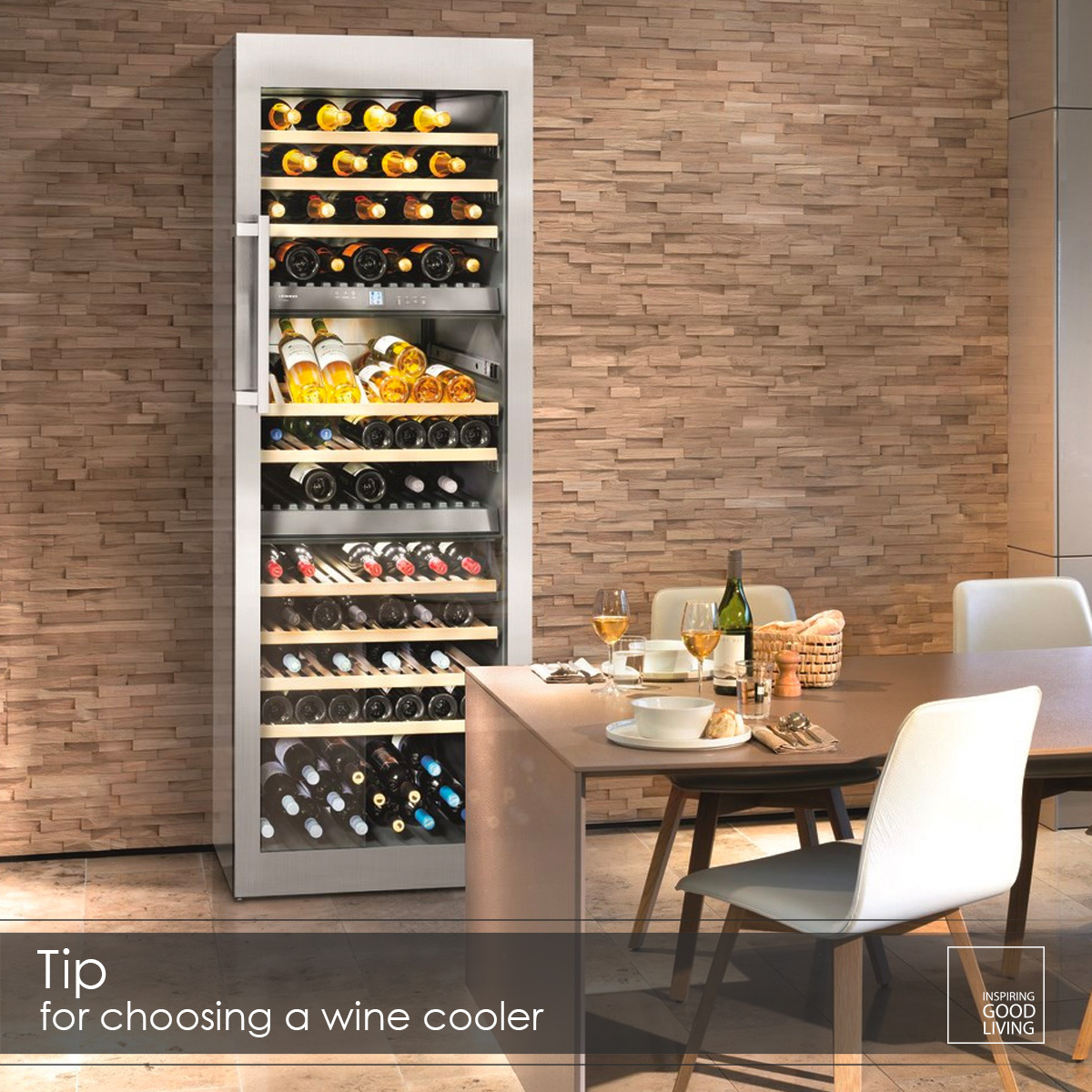 When choosing a wine cooler, think about the use you will give to it. If you want to age your wines, opt for an aging wine cooler, but if you want to keep them for your enjoyment, buy a multi-temperature cooler.

#interiorinspo #lacuisineinternational #inspiringgoodliving