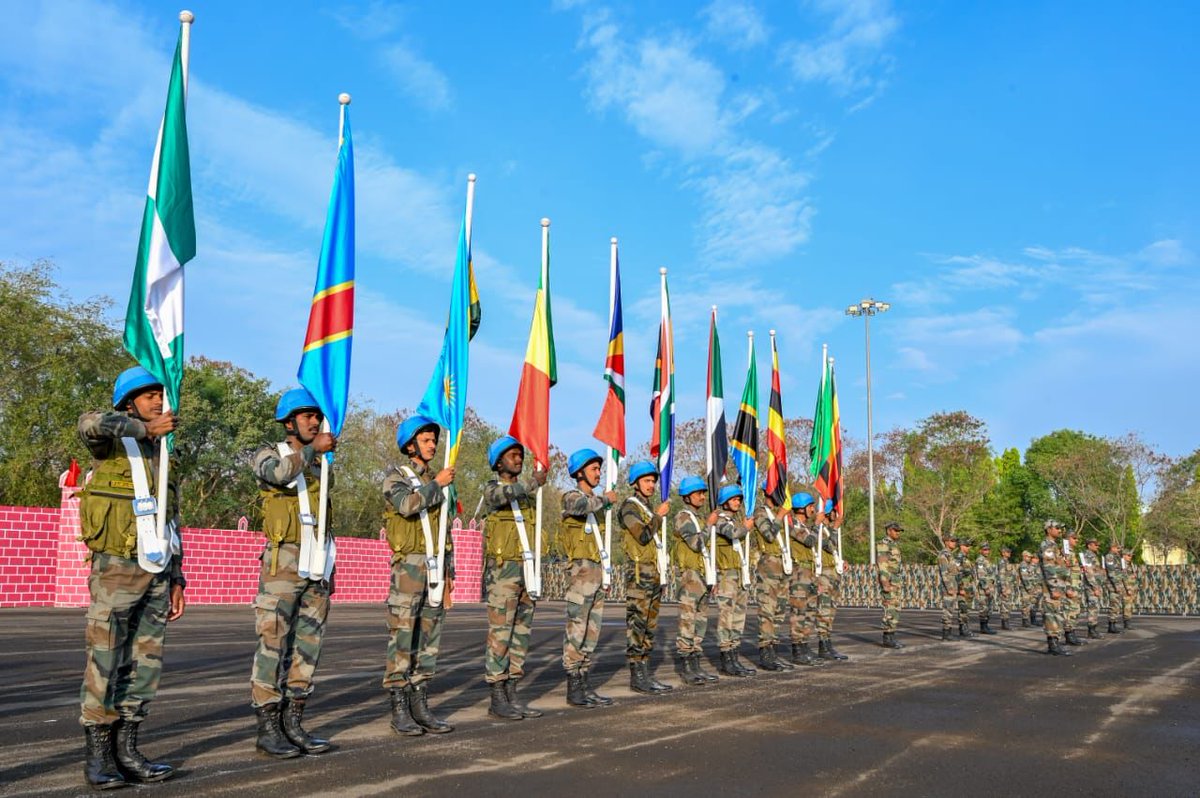 adgpi's tweet image. #AFINDEX 2023 

‘Together Towards a Secure World’

Africa-India Joint Military Exercise #AFINDEX 2023 commenced today at #Pune. The Exercise is focused on Humanitarian Mine Action and Peace Keeping Operations under the UN mandate.

#IndianArmy
#IndiaAfricaFriendship