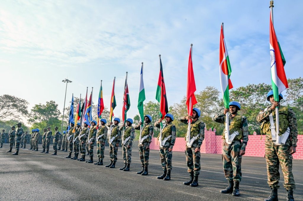 adgpi's tweet image. #AFINDEX 2023 

‘Together Towards a Secure World’

Africa-India Joint Military Exercise #AFINDEX 2023 commenced today at #Pune. The Exercise is focused on Humanitarian Mine Action and Peace Keeping Operations under the UN mandate.

#IndianArmy
#IndiaAfricaFriendship