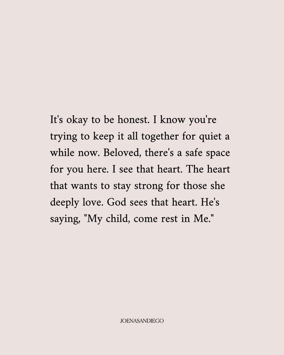 joenasandiego's tweet photo. There’s hope in the name of Jesus. Come and find your rest in His Presence. https://t.co/GSNtWmlpDi
