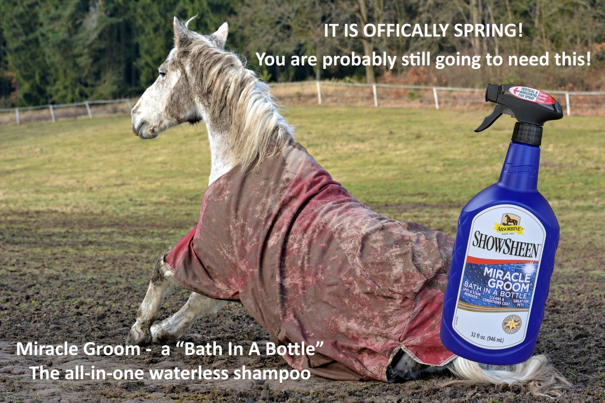 Miracle Groom is a  one-of-a-kind “Bath In A Bottle®” with an all-in-one formula that cleans, conditions, deodorizes, detangles, and shines—no rinsing or extra water needed. This waterless shampoo comes in a ready-to-use spray that works without soap or water.  #miraclegroom