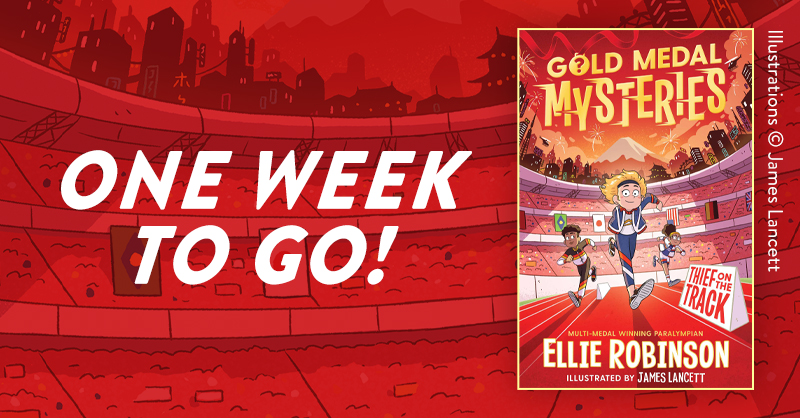 There is just one week to go until GOLD MEDAL MYSTERIES: THIEF ON THE TRACK by @ellierobinsongb hits bookshops! Have you pre-ordered your copy yet? Waterstones: bit.ly/40r8xif Amazon: bit.ly/3FAKPbh