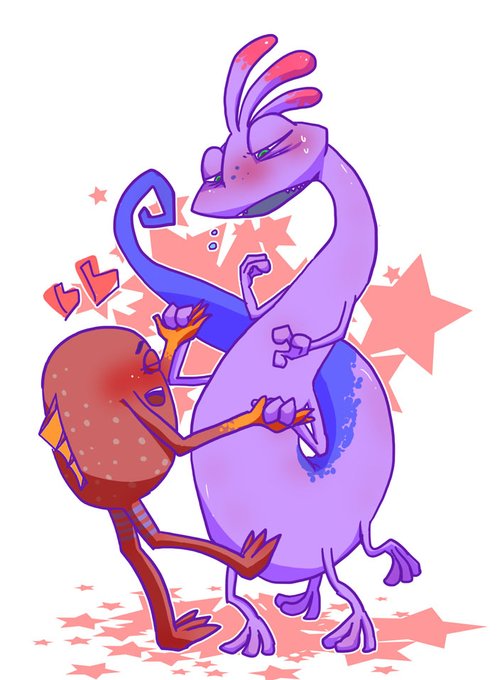 そういえばこのころまではTwitterにシャーペンで描いた
ものを投稿→PCに保存してフォトショでそれにペン入れして彩色 ってやってたなぁ。 