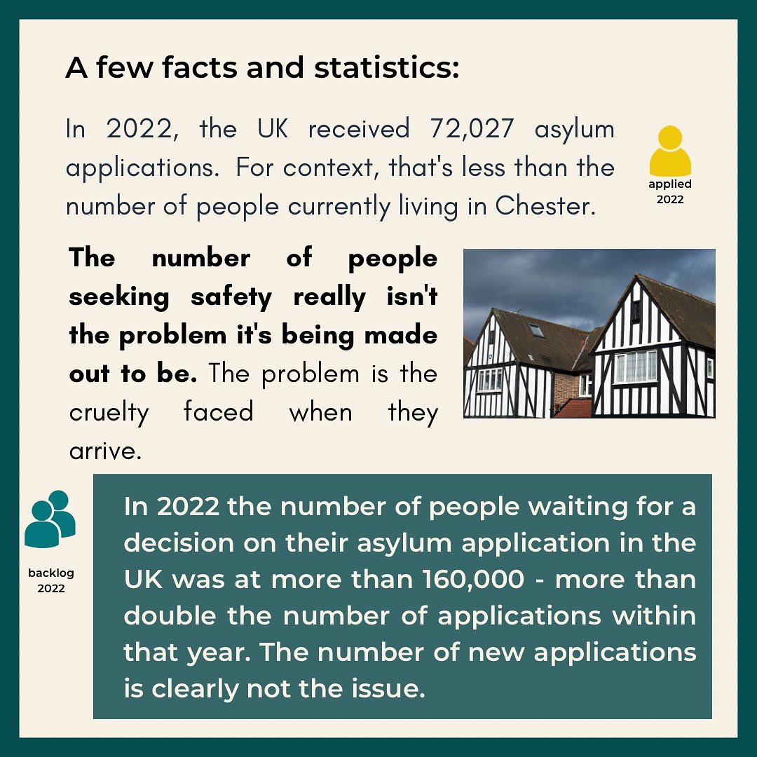 SolidariTeeUK's tweet photo. There's 3 days until the #SolidariTee conference, &amp; this year we will be thinking with the fact that the government's proposed Illegal Migration Bill seeks to ban those seeking safety in the UK on small boats from claiming asylum. We stand against this inhumane bill &amp; here's why. https://t.co/G6lIuAGlac