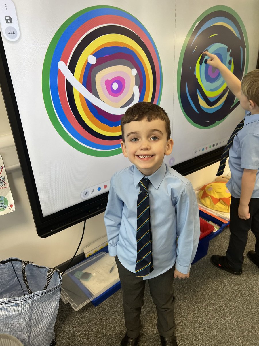 Primary 1c with their proud creations during discovery time!! Artists in the making! 🎨🖌️🖼️ <a href="/saintninians/">St Ninian's Gourock</a>