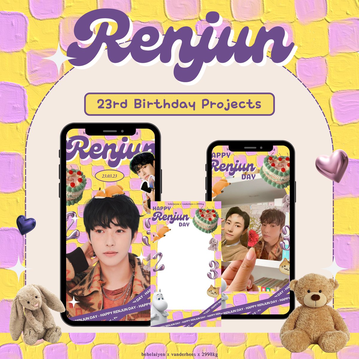 behelaiyen's tweet photo. ♥ 𝐇𝐀𝐏𝐏𝐘 𝐑𝐄𝐍𝐉𝐔𝐍 𝐃𝐀𝐘 ♥

Let’s celebrate #NCTDREAM Renjun’s 23rd birthday with us! ♥

kindly tag @behelaiyen @vanderhees on twitter &amp; @2998kg on instagram if you found/using the projects! ♥

#RENJUN #HUANGRENJUN #런쥔 #黄仁俊 #HAPPYRENJUNDAY #NCT https://t.co/7EaBGpQX0R