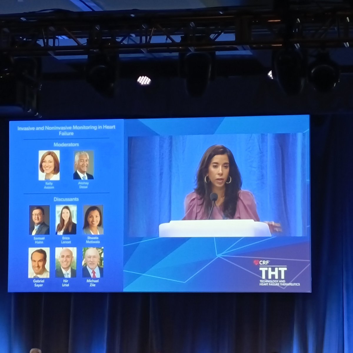 Speech analysis technology to predict & manage #HF 
Super presentation by @dranulala ❤️
#AI #clinicaloutcomes 
#THT2023 #THT23 
@crfheart @TCTConference 
#Cardiotwitter
