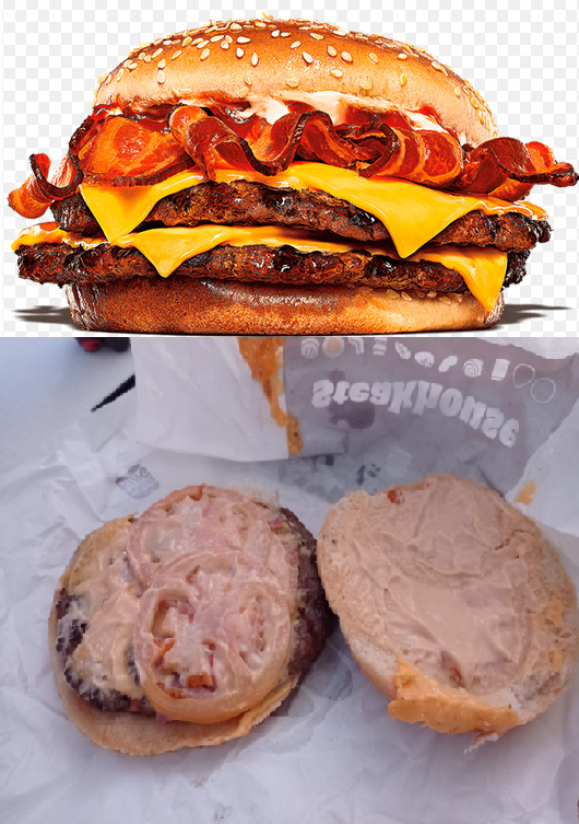 sokrof's tweet photo. @burgerking_es Ayer pedí una king bacon y me llegó una king risa, he reclamado y me han reintegrado 60 céntimos ¿Qué puta broma es esta? Estoy muy harto de inútiles e ineptos que no quieren o no saben trabajar, u obtengo una solución que me satisfaga o me voy a consumo hoy mismo https://t.co/LL4UMb8nLu