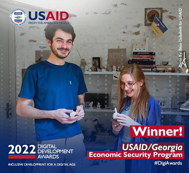 DAIGlobal's tweet photo. Big congrats to our two #DigiAwards winners—@USAIDGeorgia @USAIDAsia RDMA!
#DigitalDAI #DigitalFrontiers #ICT4D #DigitalAsia #EconomicSecurity @Etsy https://t.co/lcZVWr0HSq