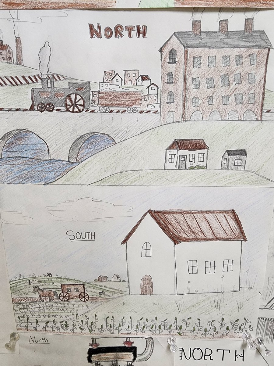 TimBoyle_RMS's tweet image. Ways to contrast the North and South just prior to the Civil War @RMSHanover.  Amazing.