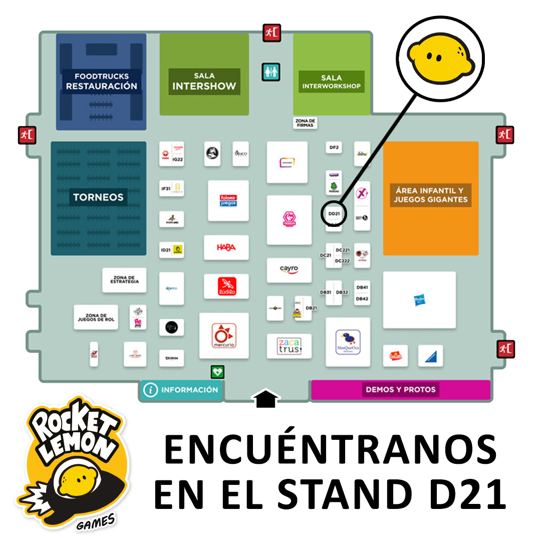 🌟¡Nos vemos a final de semana en <a href="/FeriaInterOcio/">InterOcio 🧩</a> ! Te esperamos en el stand DD21😀

#interocio2023 #divertirsejugando #juegosenfamilia #juegosdemesa #aprenderjugando #RabbitzandRobots #Emboscados #DrakkarTumTum #MalTrago #ReyPaparajote 
#rocketlemon  🚀🍋
