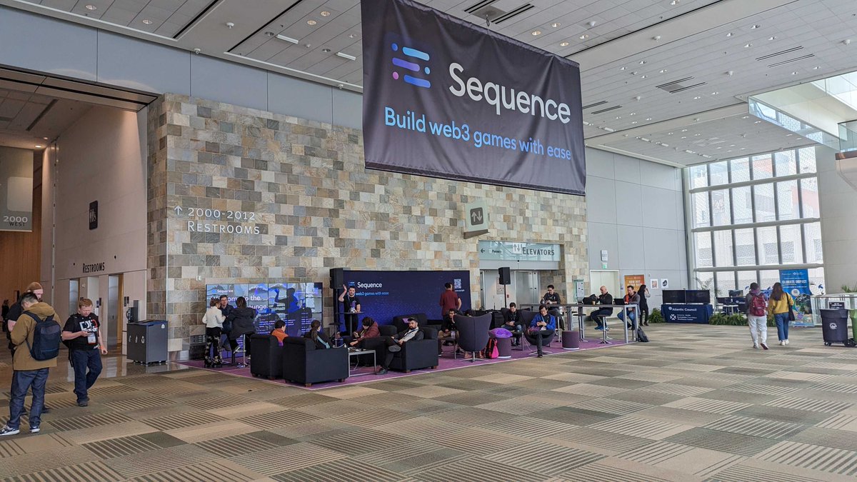 0xsequence's tweet photo. Discover the power of web3 gaming with Sequence!

Our cutting-edge technology powers leading web3 games like @SkyweaverGame, @0xSunflowerLand, @HuntersOnChain, and @tcmegame 🕹️

Want to try them out for yourself? Head over to our Game Station at the Sequence Lounge on the 2nd floor of the West Hall at @Official_GDC to play one or all of these fantastic games!

So swing by the Sequence Lounge and immerse yourself in the ultimate gaming experience. Don't forget to claim your #GDC2023 POAP when you stop by the Sequence Lounge!