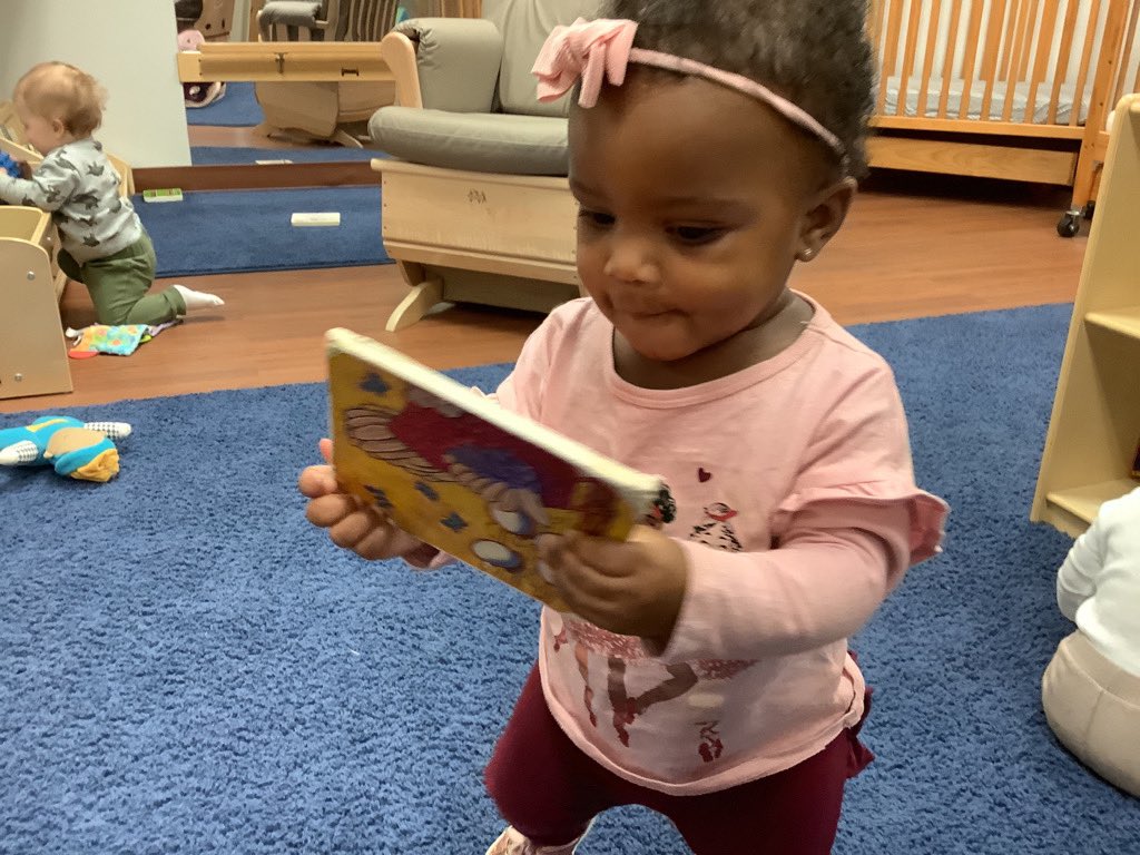 pugh_247's tweet photo. Mimiβs big girl is getting her reading in first thing this morning. #LovesToRead https://t.co/YMa6J3738l