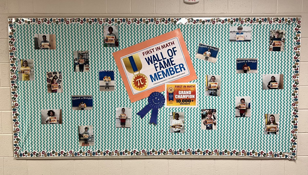 PalmerPanthers1's tweet photo. @EASDPalmer Our @FirstInMath Wall of Fame is growing! @EastonAreaSD https://t.co/Suhf4hAnSU