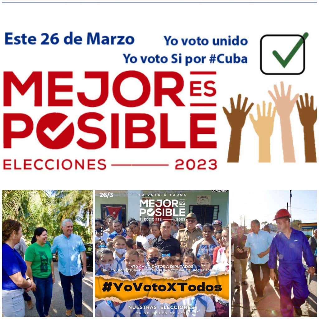 Buenos días #Cuba 🇨🇺 
Hemos vencido tanto y el 26 no será diferente. 
#YoVotoXTodos