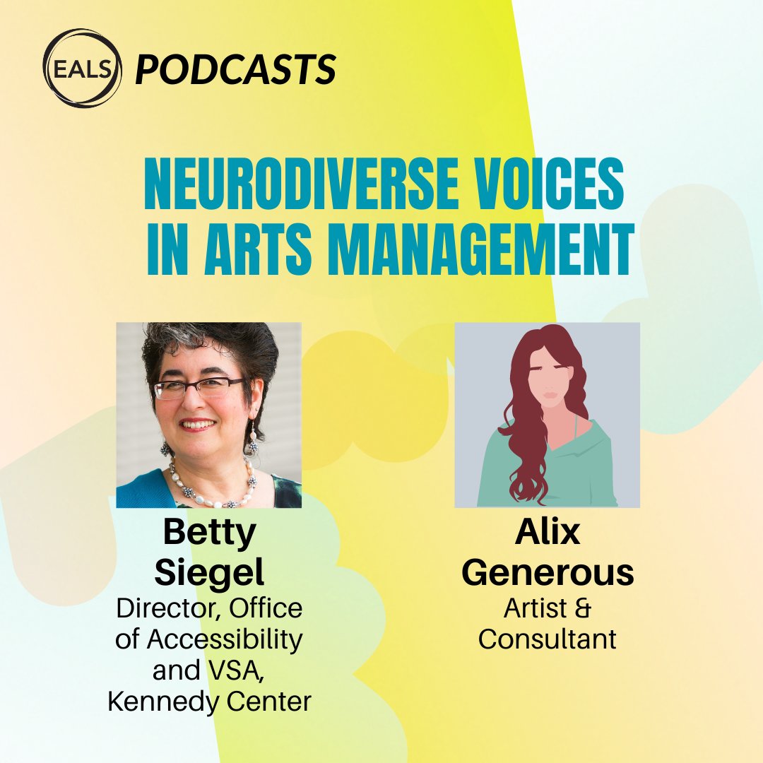 Check out these incredible EALS Podcasts included on our digital program, Swapcard.

🎧 “There’s No Business Like…” featuring the EALS Committee this week! 
🎧 “An Intimate Conversation” an EALS 2022 podcast
🎧 “Neurodiverse Voices in Arts Management” an EALS 2022 podcast