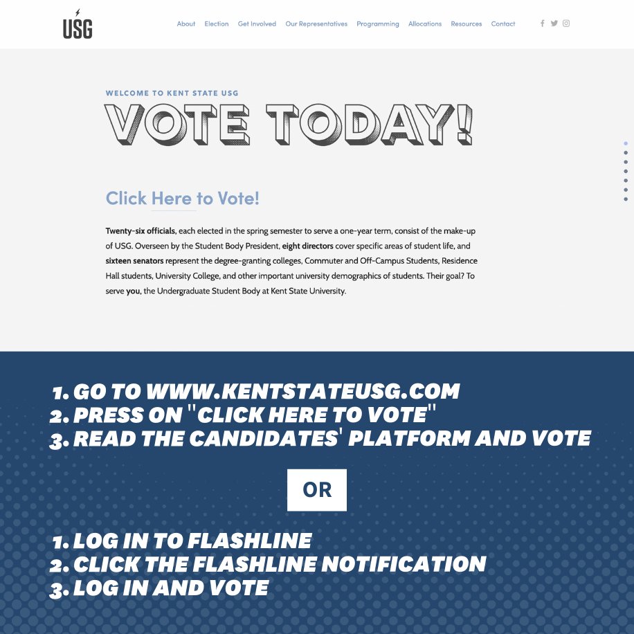 Kent State USG tweet media