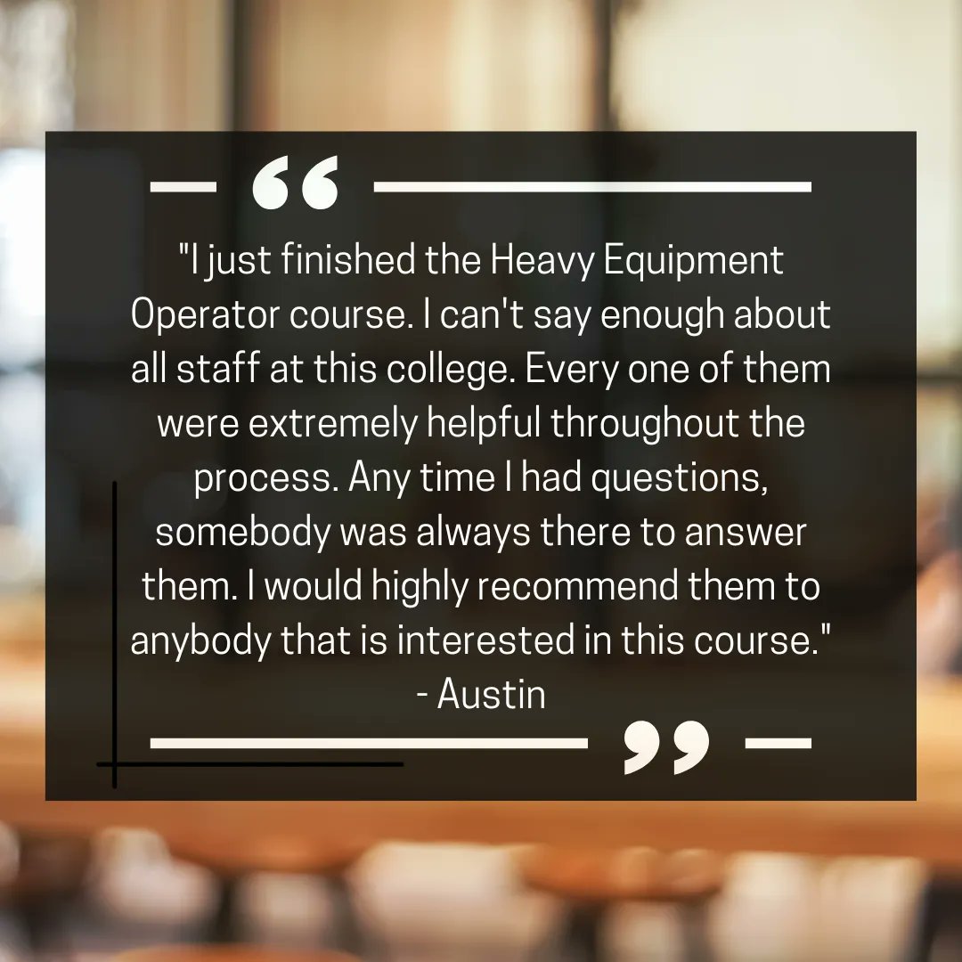 CHEC_Training's tweet photo. A great testimonial from our graduate Austin! https://t.co/Ivg7HCYT42