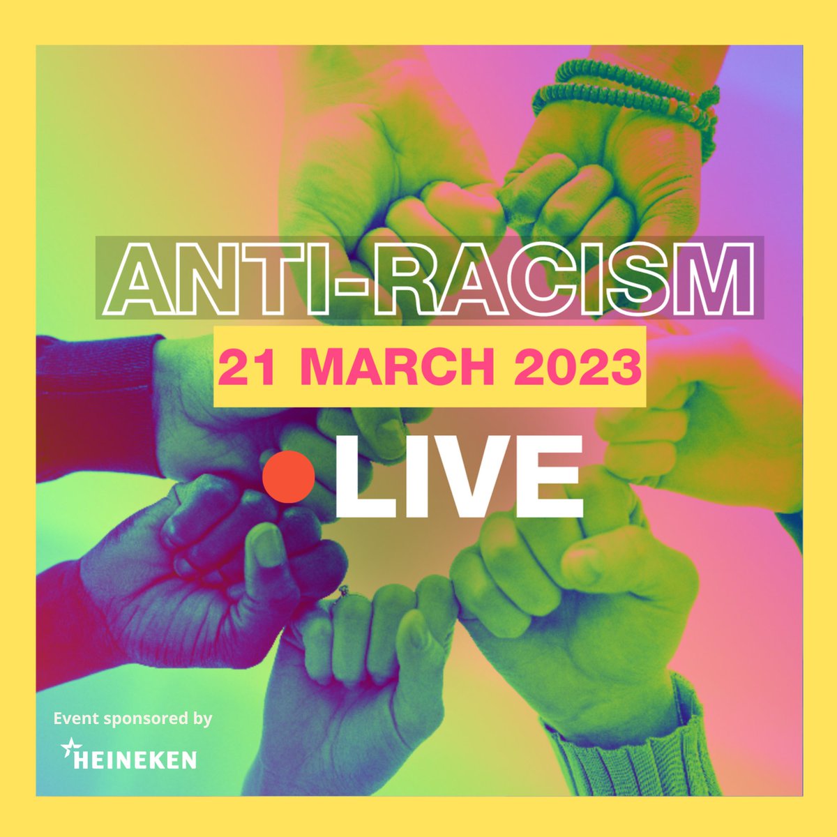 It’s time! Tune in right now to watch Anti-Racism Live on peaceoneday.org or on Twitter @PeaceOneDay. We cannot wait for you to see what we have in store!