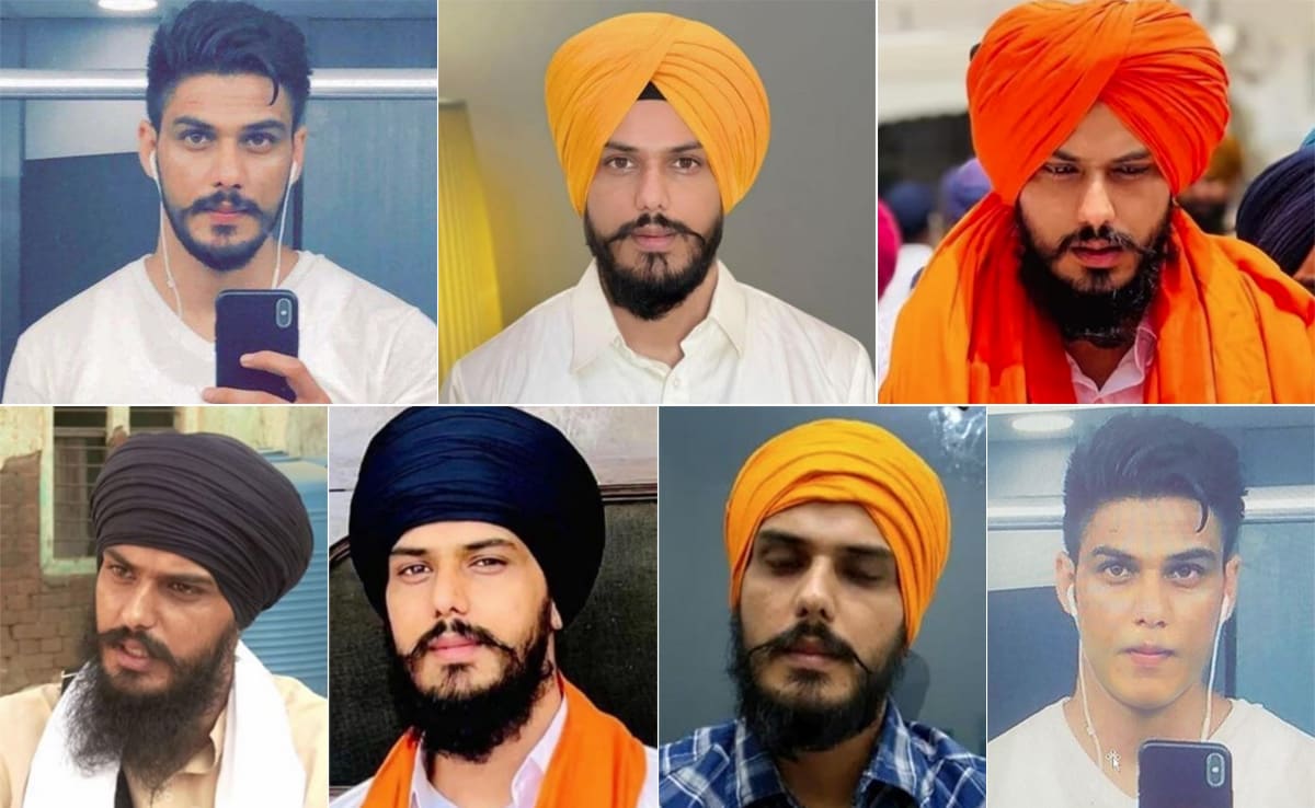 ndtvfeed's tweet photo. Pics: Cops Suspect Amritpal Singh Changed Appearance, Share Many Looks https://t.co/RXPK5Ea388 https://t.co/zafvqa5VSi