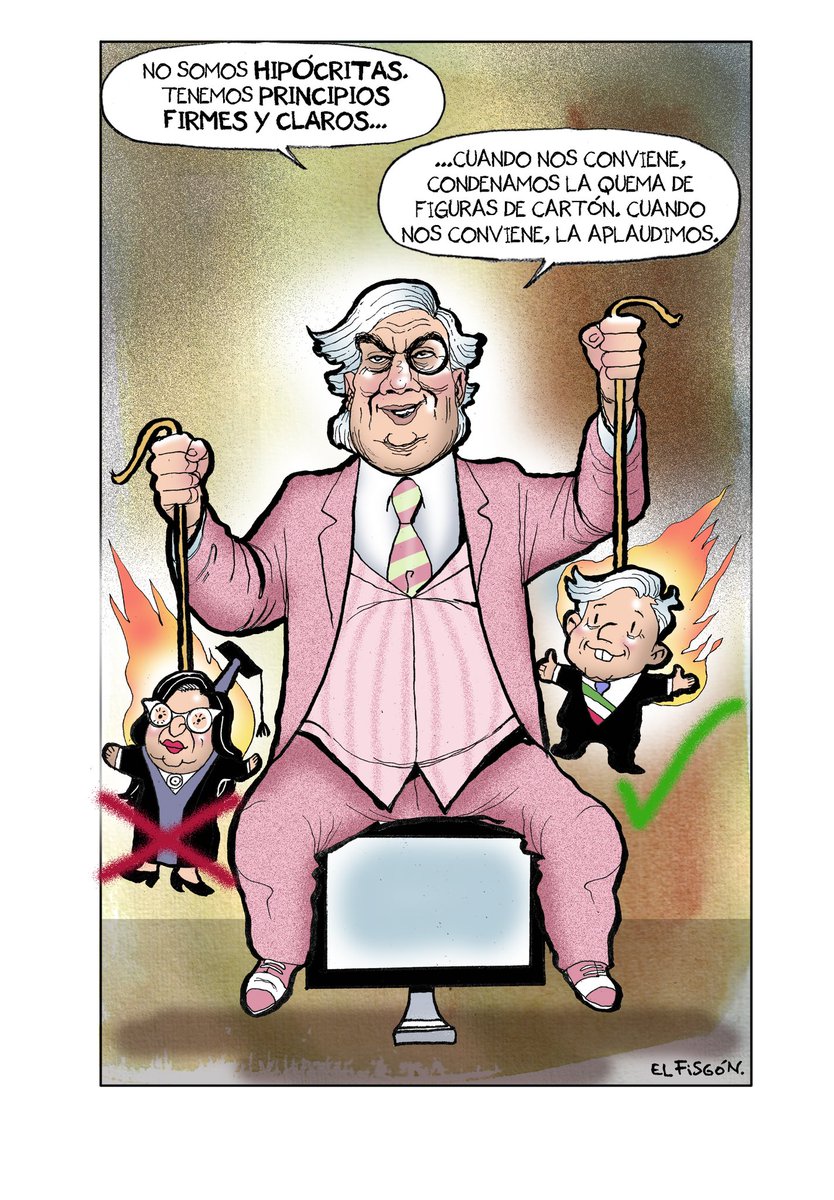 fisgonmonero's tweet photo. El escándalo de la derecha por la quema de la piñata fue un operativo mediático exitoso. La gran movilización, el discurso de AMLO, los datos de Nahle y Oropeza, el rescate de la soberanía pasaron a segundo plano.
Conservan el monopolio de los medios y de la hipocresía. https://t.co/VHFENcwGGV