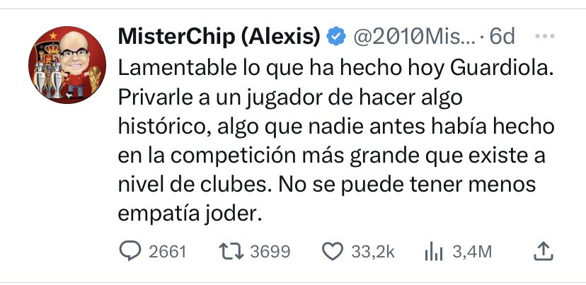 JaumeTorres14's tweet photo. Ja li hem agraït moltes vegades els títols, el joc, passar-ho bé, etc. Però estarem eternament en deute amb ell per haver desquiciat de per vida a tota aquesta gentussa vomitiva, casposa i rància. Gràcies, Pep. https://t.co/3gnOHzdsnA