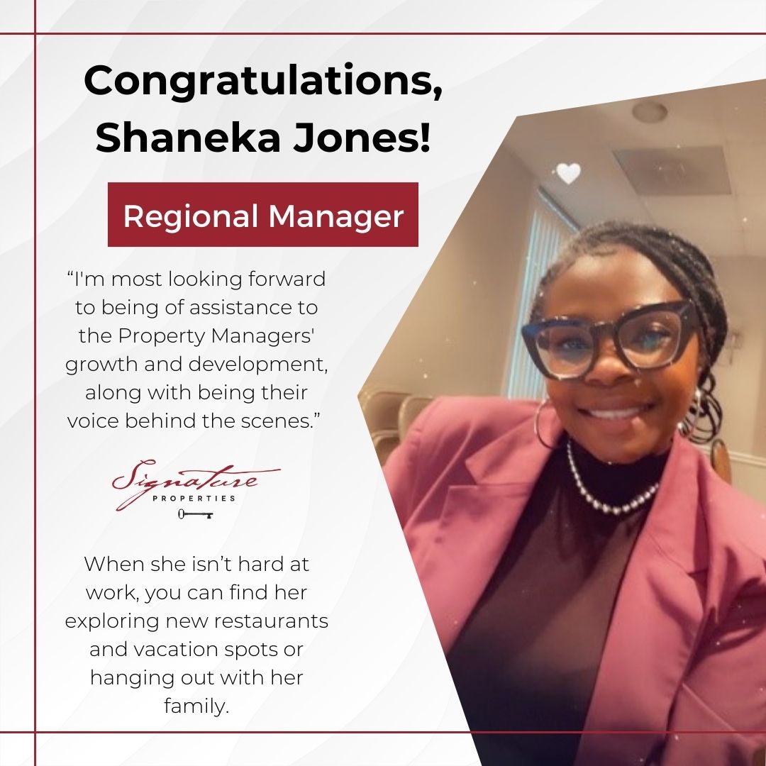 #Promotions #RegionalManager #ApartmentHomes #MultifamilyApartments #BaltimoreMD #WashingtonDC #MultifamilyHousing #SignatureProperties