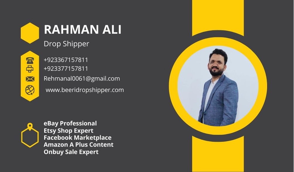 Rehmanal0061Ali's tweet photo. Professional Dropshipper
Rahmanali
#ebay #ebayseller #ebayreseller 
#amazon #amazingcars247 
#etsy #etsyshop #etsyseller 
#facebook #facebookmemes 
#createmounika
#canva #canvaindia #canvadesigner #canvalove #canvatutorialforbeginners
#canvatipandtricks
#canvajapan #canvahacks https://t.co/B5OozoxJWL