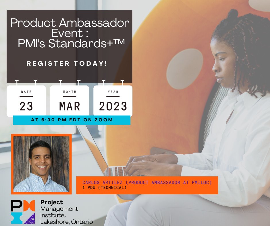 A quick overview of the PMI's Standards+, a searchable solution that provides access to all PMI standards, guides, how-to content, outlines and templates, and much more! Register today.

pmiloc.org/meet-reg1.php?…

#pmiloc #pmiproducts #pmistandardsplus