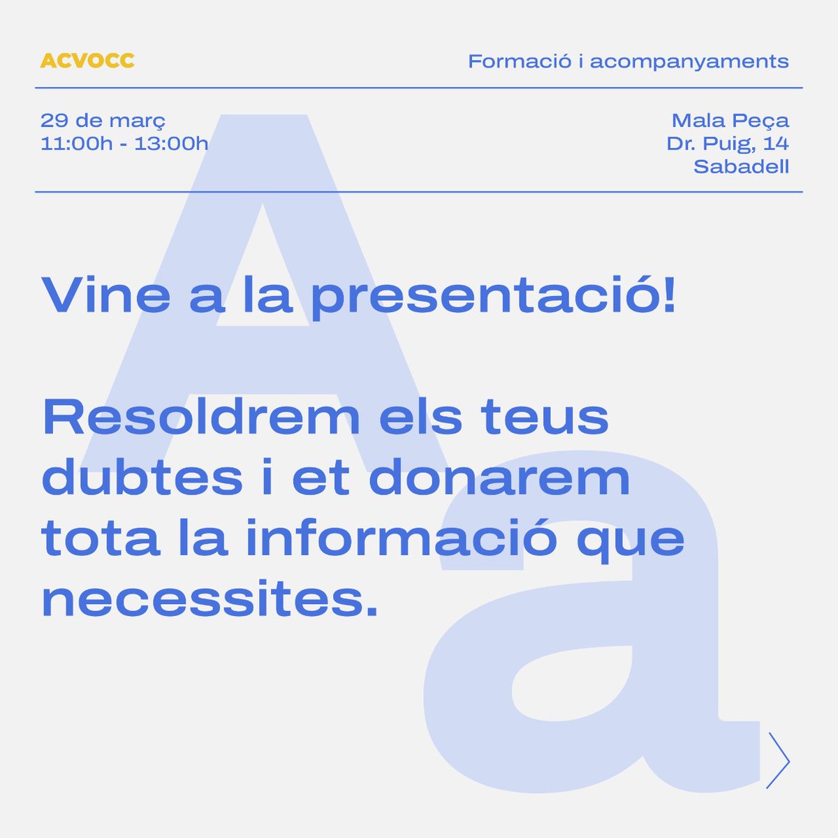 Ateneu Cooperatiu Vallès Occidental | ACVOCC tweet media