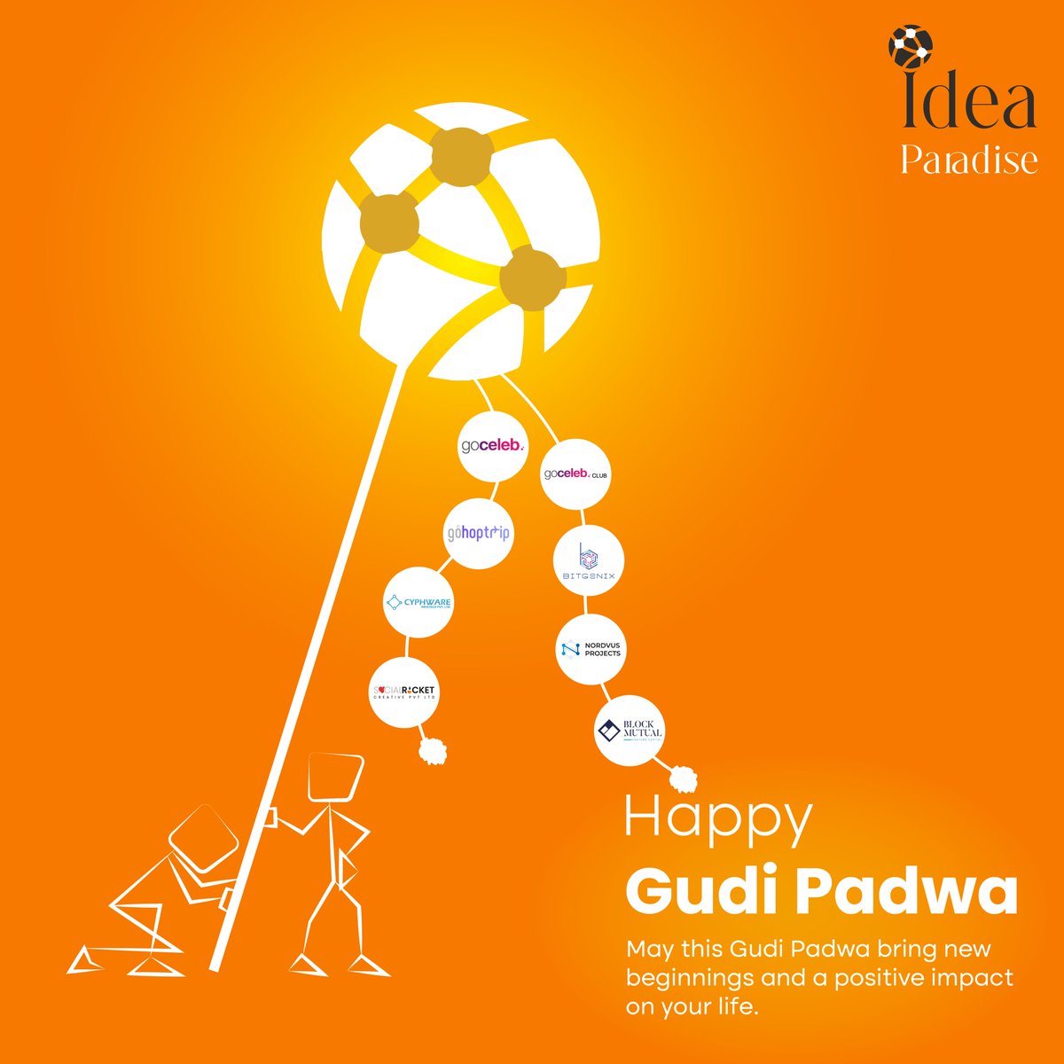 May Gudi Padwa bring fresh beginnings and a positive transformation to your life.
.
.
.
.
#gudipadwa #hindunewyear #maharashtrianfestival #newbeginnings #ugadigudipadwa #springfestival #happygudipadwa #gudipadwa2023 #traditionandculture #management #companies #ideaparadisetech