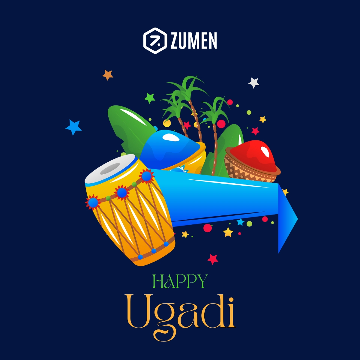 ZumenInc's tweet photo. Zumen wishes a very Happy Ugadi to you and your family! May the coming year bring happiness in your lives. May the festival of Ugadi mark the beginning of the best times in your life.
#ugadi #Love #ugadifestival #ugadi2023 #ugadiwishes #ugadicelebration #Happiness https://t.co/b7Wa6w5TIh