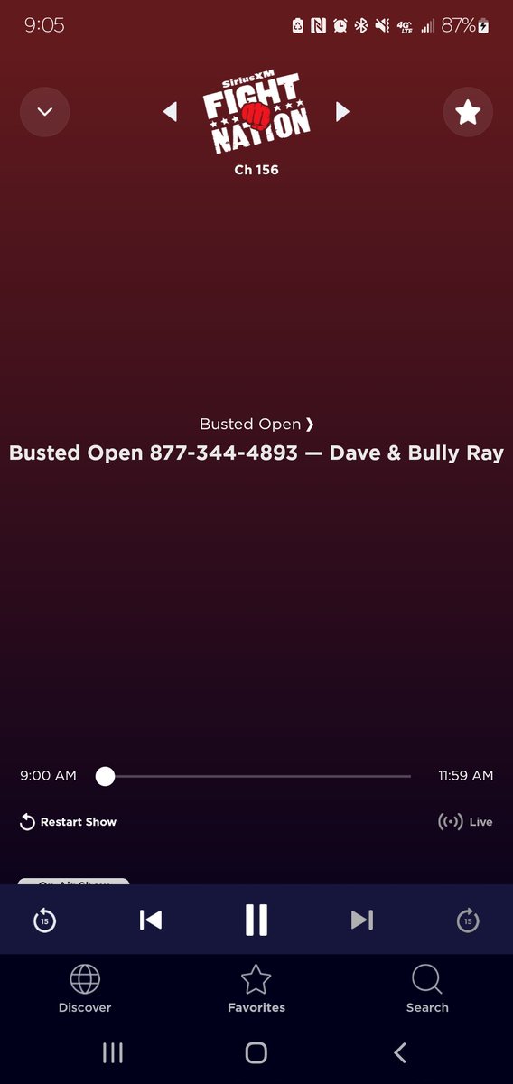 ThatsSoDebonair's tweet photo. Hell yeah #BustedOpen Allentown Chapter checking in 🤘🏼🤘🏼 I'm listening for #AllThreeHours this morning at work‼️

@BustedOpenRadio @davidlagreca1 @bullyray5150 @SiriusXMSports @NationsCorner https://t.co/AhVJm0mTSw