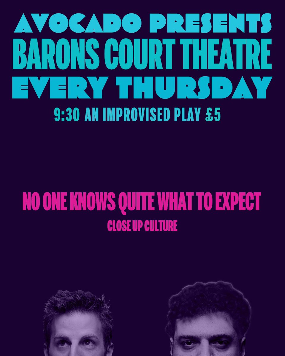 What’s gonna happen this Thursday?? app.lineupnow.com/event/avocado-… #londoncomedy #theatrelondon