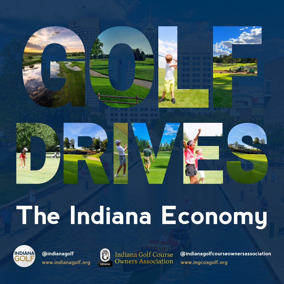 #IndianaGolf has released a new 2022 Economic Impact Study completed by the National Golf Foundation, finding that golf contributes more than $2 billion in total economic impact to Indiana's Economy. 

Check out the reports at ow.ly/1aY750NnPPL.