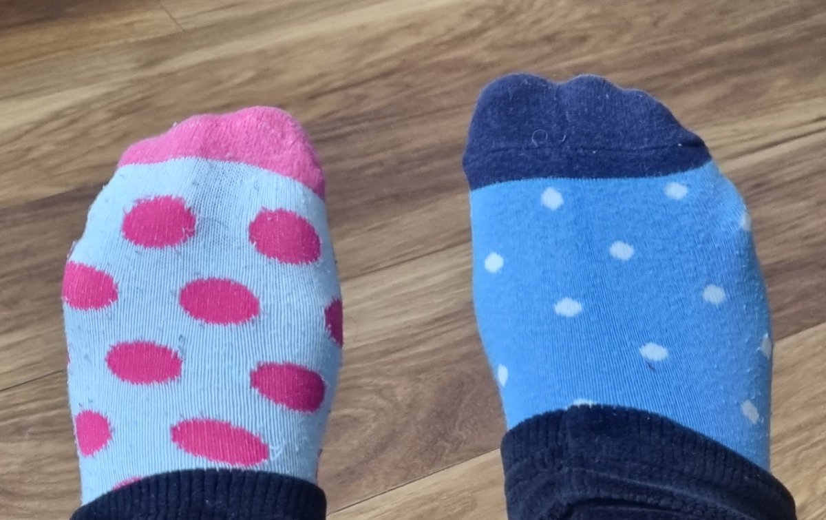 Hope you're all wearing odd socks for World Down Syndrome Celebration Day. The odd socks campaign was conceived as the 3 strands of Chromosome 21 just happen to look like socks! #rockyouroddsocks #celebratedownsyndrome #oddsocks #downsyndrome