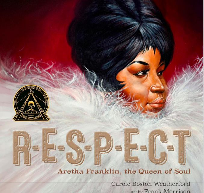 JoEllenMcCarthy's tweet photo. Revisiting the Wonder of the Day pairing (#WOTDP) with @poetweatherford and @frankmorrison_ 's award winning bio about Aretha Franklin. #LayersOfLearning #poetry #NF 🎼🎵 @natlitdirectory https://t.co/x4WqMXUrxR How do you earn respect? https://t.co/iHlResFo7Q