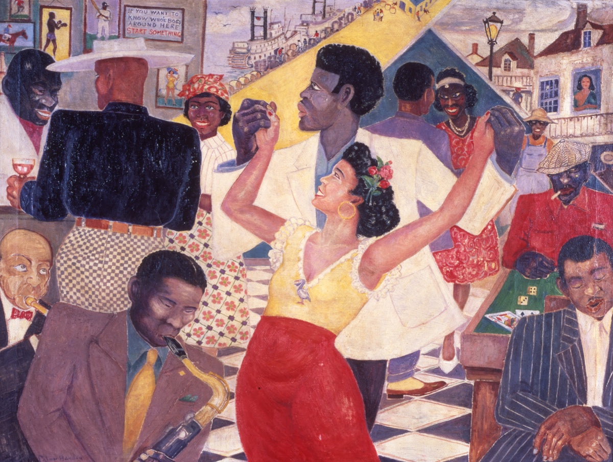 BEALE STREET BLUES, Palmer Hayden, 1943