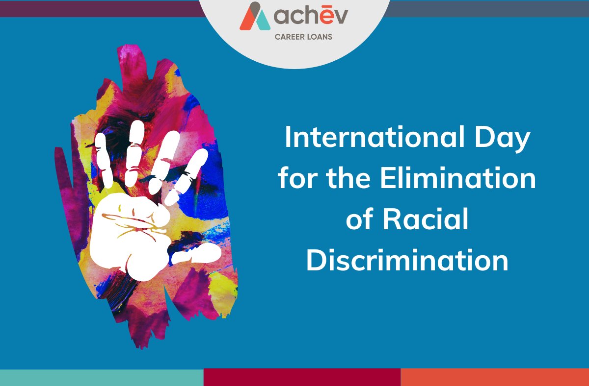 CareerLoans's tweet photo. Today is the International Day of the Elimination of Racial Discrimination, a time to recognize the prejudices and injustices that still occur daily and advocate for a world where everyone is equal, safe and respected. 

#diversity #inclusion #equity https://t.co/hKCnL20RrW